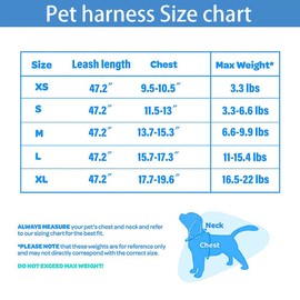 Aosory Cat and Small Dog Vest Harness and Leash Set, Mesh Harness with Reflective Strap, Step-in Adjustable Harness for Small Cats