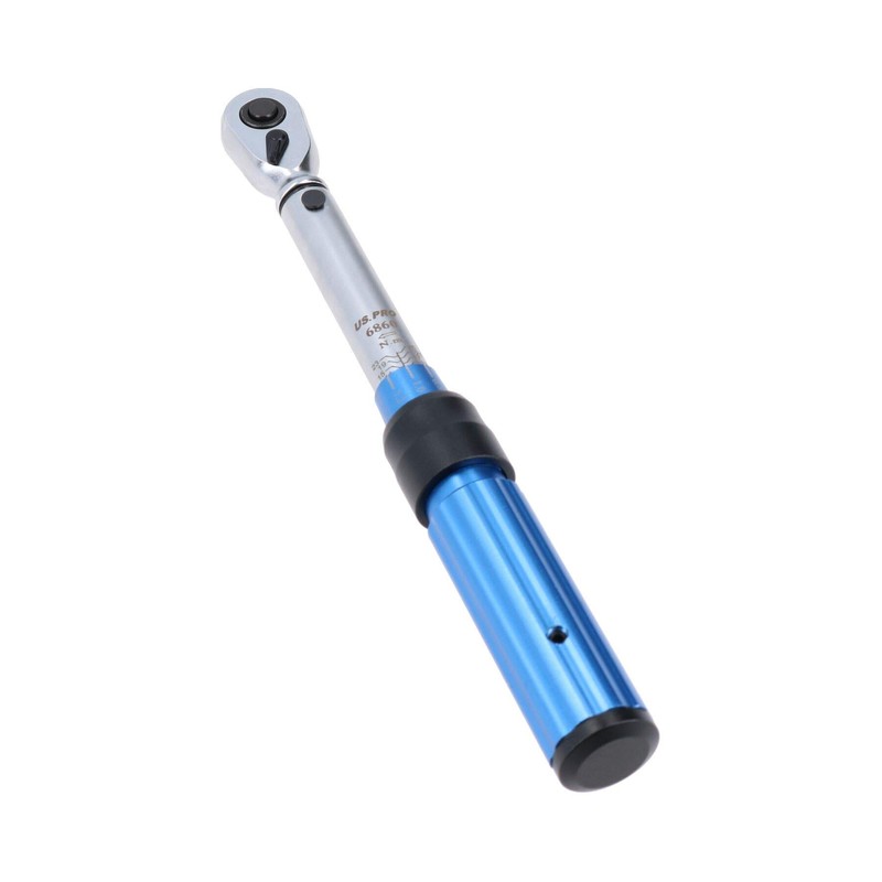 US PRO INDUSTRIAL 1/4" DR Torque Wrench 5-25 NM Bi-Directional