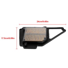 Engine Air Filter, Motorcycle Replacement Air Filter for YBR125 YBR 125 JYM 2002-2013 Air Filter