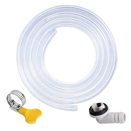 Fulanfudi 10ft Air Conditioner Drain Hose, Portable AC Drain Hose Replacement,Air Conditioner Flexible Durable Drain Hose Kit for Mini Split AC Ductless Heat Pump, Portable AC Washer Dishwasher