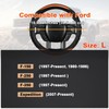 GIANT PANDA Car Steering Wheel Cover for Ford F150 F250