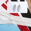 LannuMet 100pcs #3 White Zipper Sliders Zipper Pulls Replacement
