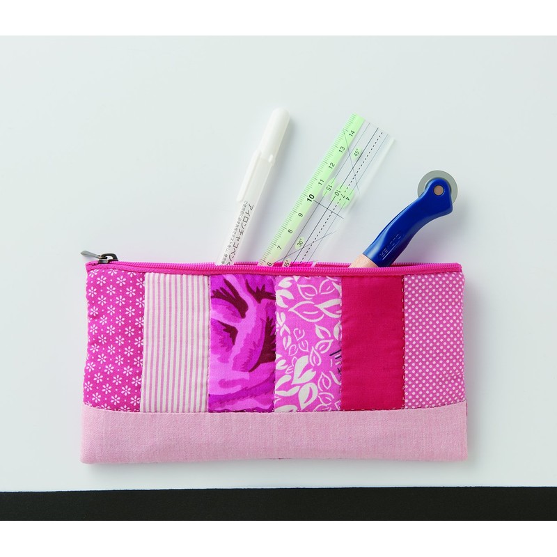 Clover パッチワーク定規 カラーライン 細幅15cm 57-930