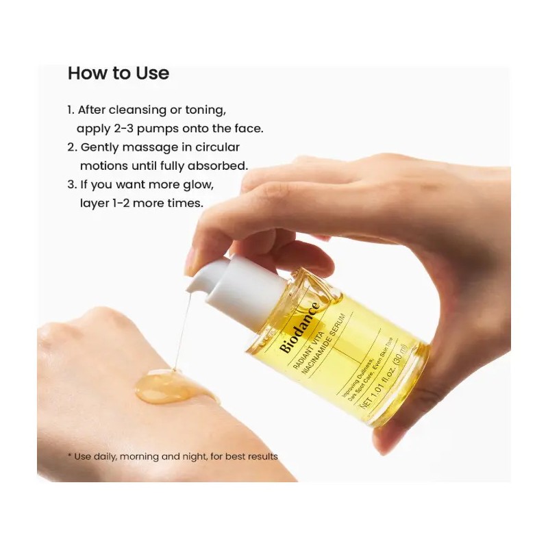Biodance Radiant Vita Niacinamide Serum 30ml Todo Tipo De Piel