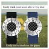 Golf Ball Marker with Carbon Fiber Ball Marker Bracelet, Golf