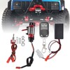 RC Car Metal Winch with Remote Controller Accessories fit for