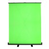 Homegear Streaming/Video Background Green Screen – Pull-Up Backdrop in Case