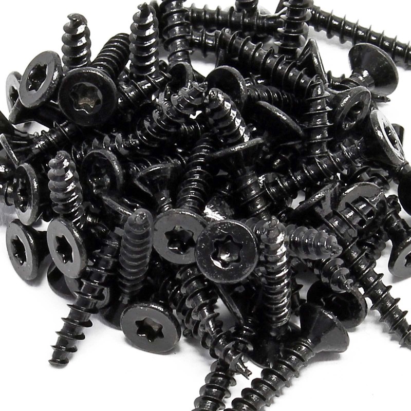 XPOtool Set of 50 Stainless Steel Clips 6 mm, Black,