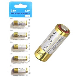 23A 12V Batteries for Doorbell and Remote Control, 12 V Battery 5 Pack,A23 Battery- Long Lasting