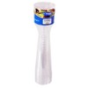 Kingfisher Plastic Champagne Flutes, Transparent, Pack of 6
