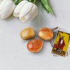QINJIEJIE QINJIEJIE Yellow Jasper Crystal Healing Crystals 1.8-2.0" 2PCS Large