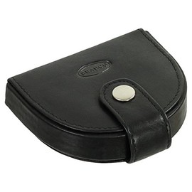 Branco Leather Men's Soft Cowhide Coin Purse, black, Modern