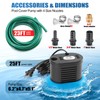 FIDISP Pool Cover Pump, 850 GPH Pool Cover Pumps Above