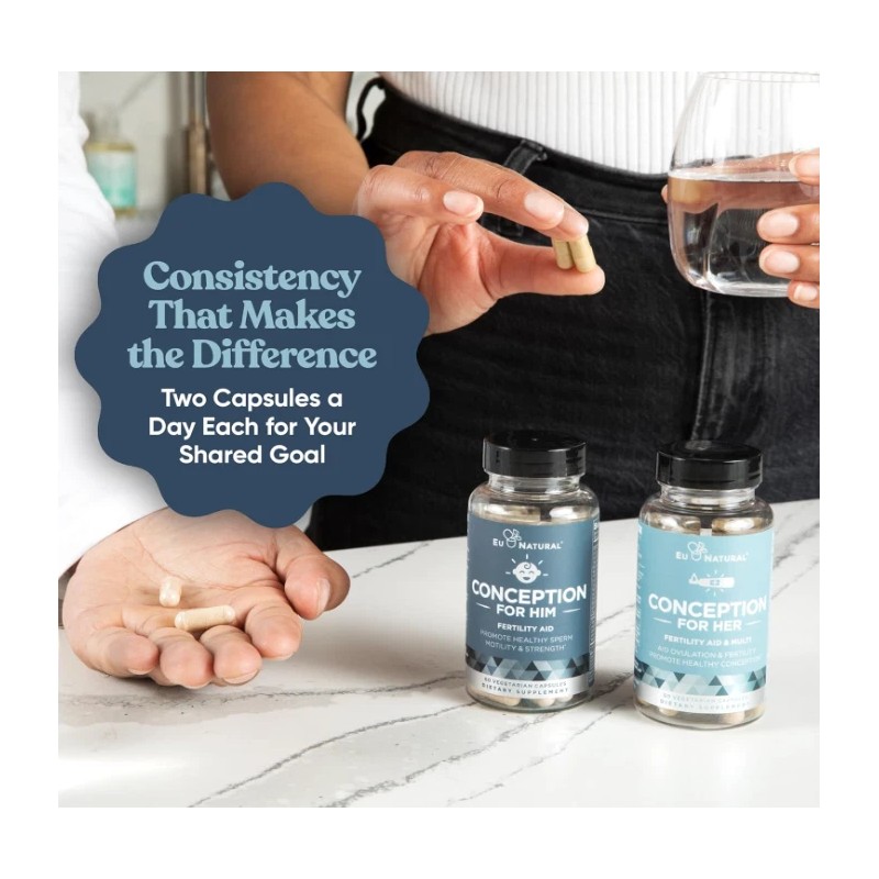Eu Natural Conception Fertility for Her & Him Bundle-Fertili