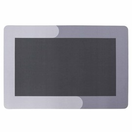 Wuyituart Thin Bath Rug 24"x16" Bathroom Mat Quick Dry Non Slip Bathroom Rug Rubber Mats, Grey