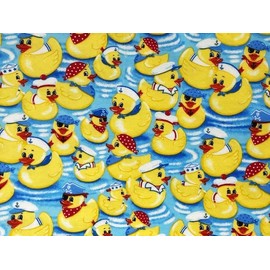 'NuggleBuddy Moist Heat & Aromatherapy Organic Rice Pack for Microwave. Lucky Duck Flannel Infused with Sweet Lavender Aromatherapy.