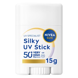 NIVEA SUN Breathable UV Specialist Silky UV Sun Stick SPF 50+ (15g), Lightweight and Non-Greasy Sunscreen, Invisible on All Skin Tones, Korean Stick Technology