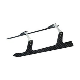 Low-Profile Carbon Fiber Landing Gear "U" Style, Black: Blade 180 CFX