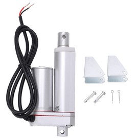 24V DC Linear Actuator, Electric Push Rod, 50mm Stroke, 750N Force, IP54, Built-in Stroke Switch, Low Noise