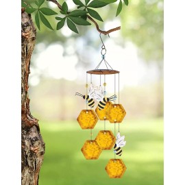 Sunset Vista Designs Bee Honeycomb Chime 17"