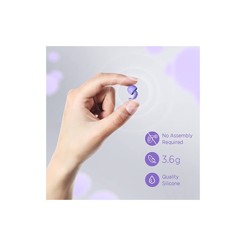 Tapones de silicona para reducción de ruido, reutilizables, suaves y