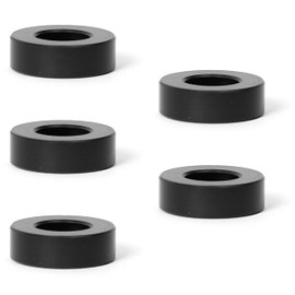Increased Fire POM Spacers M8 (8.2 mm ID) x 16 mm OD x 0.2 inch (5 mm) Nonconductive Spacers Set of 5 Round Spacers Screw Standoffs Rust Proof