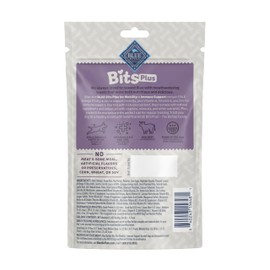 Blue Buffalo Blue Bits Plus Mobility and Immune Support Daily Benefit Dog Treats, Soft & Chewy Beef Morsels, 3.5-oz. Bag