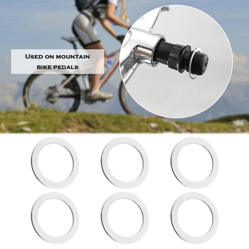 eMagTech 10PCS Pedal Washers for 9/16'' Pedal Axles/Cranks Bicycles Mountain