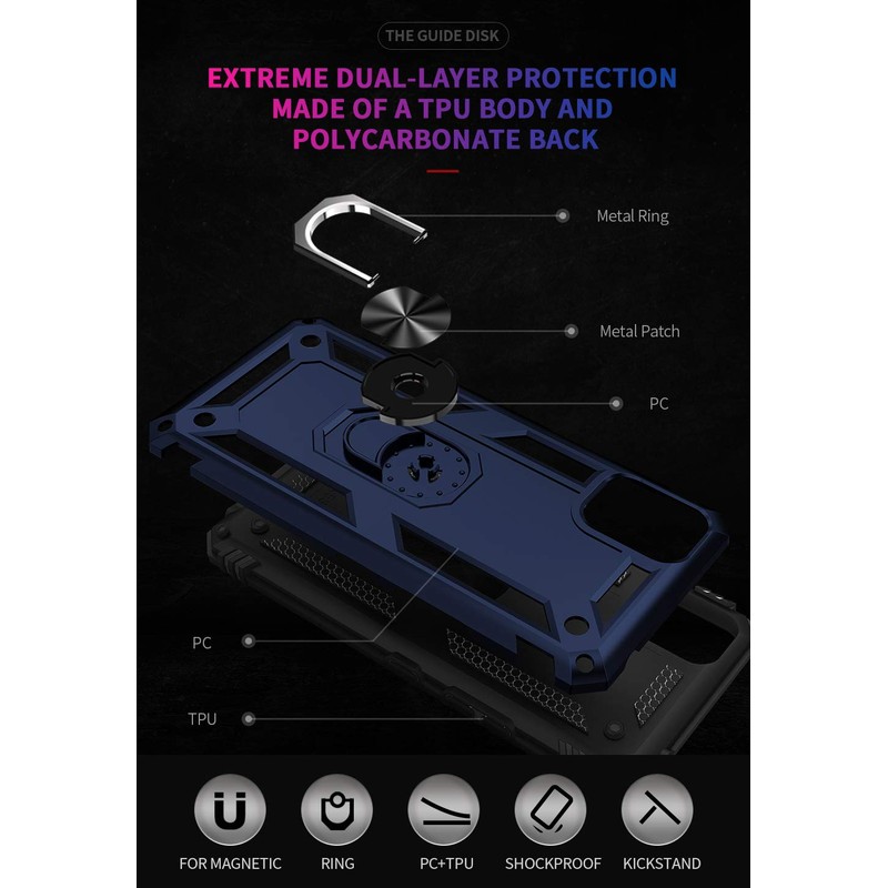 BestST Case for LG K53/LG K52 + Tempered Glass, Protective