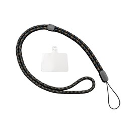 HAAWSTEZ Universal Cell Phone Lanyard Adjustable Nylon Neck Strap Phone Tether Safety Strap Compatible with patch pad for Smartphone (2, Green)