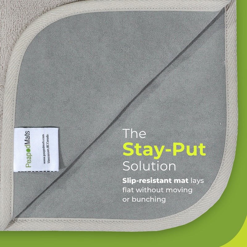 PeapodMats Bedwetting & Incontinence Waterproof Bed Mat - Reusable Underpad.