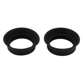 2 Pcs Scope Eyepiece Eyecup Foldable Soft Rubber Eyepiece Cover Binocular Eyepiece Cover 28 to 32mm Microscope Monocular Binocular Eyepiece