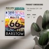 Lantern Press 24x36 Inch Giclee Print, Barstow, California, Route 66