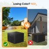 POMER Fire Pit Cover, 28 inch Square Gas Firepit Covers