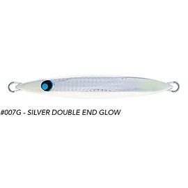 uroco jig short #007G silver double end glow short 4.2 oz (120 g)