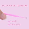 100Pcs Micro Applicators Brushes, Disposable Eyelash Extensions Mascara Wands Brush