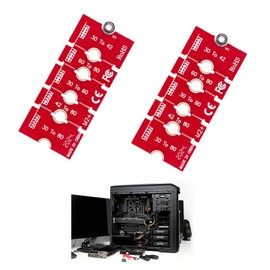 CLKE 2Pcs M2 + M.2 NGFF/NVME Length Extend Adapter, 2230, 2242, 2260, 2280, Multipurpose SSD Extension Bracket Card Plate for PC Computer Case