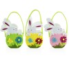 com-four® Felt Easter Basket for Filling - Felt Bag Easter