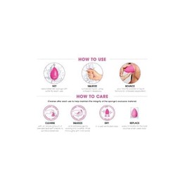 LOVHIDE Makeup Sponge For Blending Liquid Foundations, Powders And Creams, Streak Free Blender Application Blend -Pack Of 2 () (1 Count (Pack Of 2), Pink)