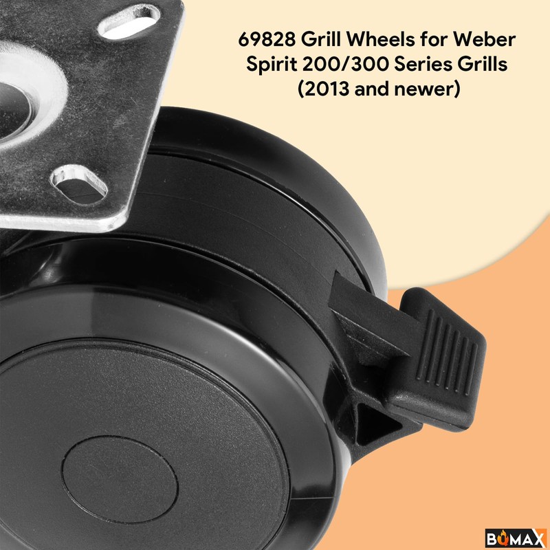 69828 Grill Wheels for Weber Spirit 200/300 Series Grills (2013