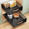 Pull out Cabinet Organizer Fixed with Adhesive Nano Film,Heavy Duty