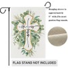 LHSION He is Risen House Flag 28 x 40 Inch