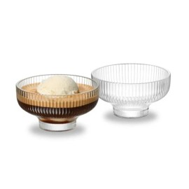 Nespresso Affogato Glass Bowls Set of 2 Dessert Bowls Barista