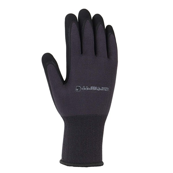 Carhartt Men's All Purpose Micro Foam Nitrile Dipped Glove, Gunmetal,