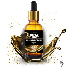The Blush Spot - Men's Body Oil - Men's Beard Oil - All-Natural - Softens, Strengthens, and Nourishes Hair & Skin - Infused with sunflower oil, coconut oil, and grapeseed oil, cologne scent, 1 oz