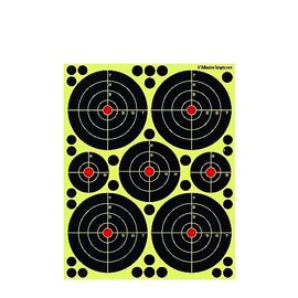 UX Vision Targets 4 inches, 10 Sheets of 7 Targets (4 x 4 / 1 x 3 / 2 x 2)