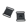 TAODAN 20PCS Badge ID Strap Thin Pull Buckle 25mm Plastic
