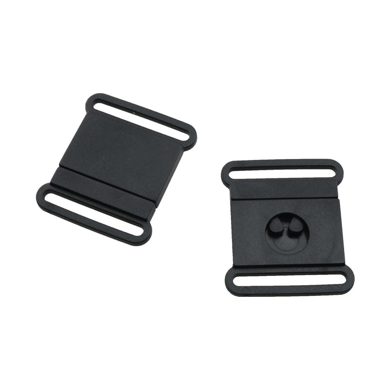 TAODAN 20PCS Badge ID Strap Thin Pull Buckle 25mm Plastic