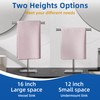 RUACQ T-Shape Hand Towel Holder Stand, 12inch Weighted Base Towel