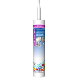 Mapei Keracaulk S Premium, Paintable, Sanded, Siliconized Acrylic Caulk, Expertly Formulated to Match Grout Colors, 10 oz., 5077 Frost- Sanded